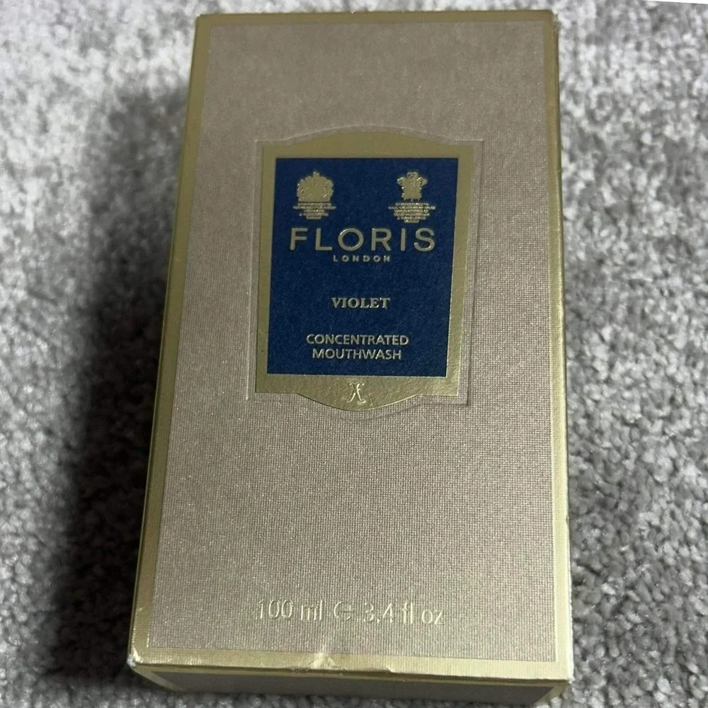 Floris London Concentrated Mouthwash Violet Floral Scented 100ml 3.4oz